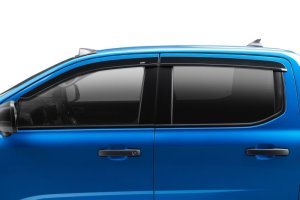 Ford Ranger SuperCrew Ventvisor - Husky Liners - Low Profile - Smoke - `19-`25